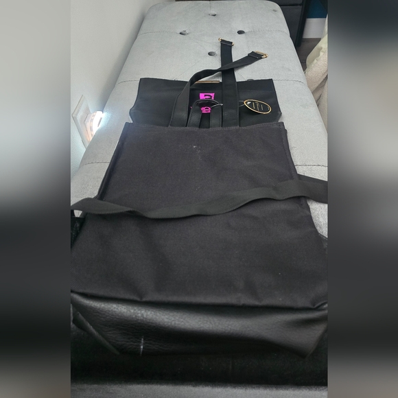 NWT Campari branded faux leather backpack bag with gold detail - Picture 4 of 9